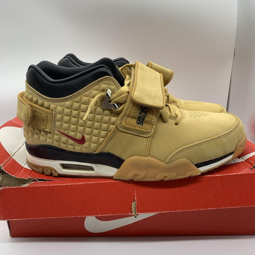 Nike Air Trainer V Cruz PRM Shoes Mens Size 12 Haystack Sneakers 812637-700